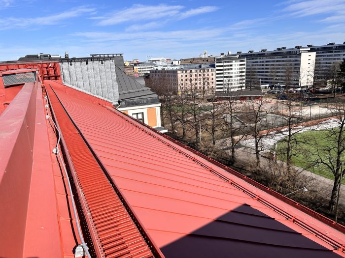 Sinkityn peltikaton maalausvalvonta