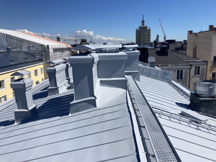 Saumatun vesikatteen maalaustöiden projektinjohto ja valvonta